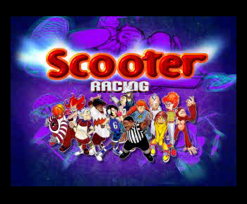 Scooter racing Title Screen